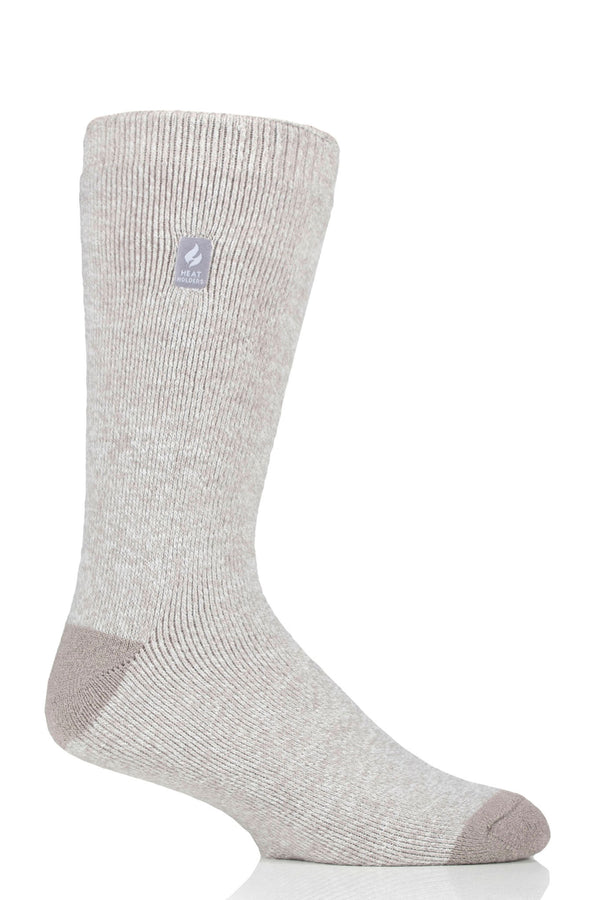 Heat Holders Men's Fieldfare LITE™ Twist Crew Sock Stone