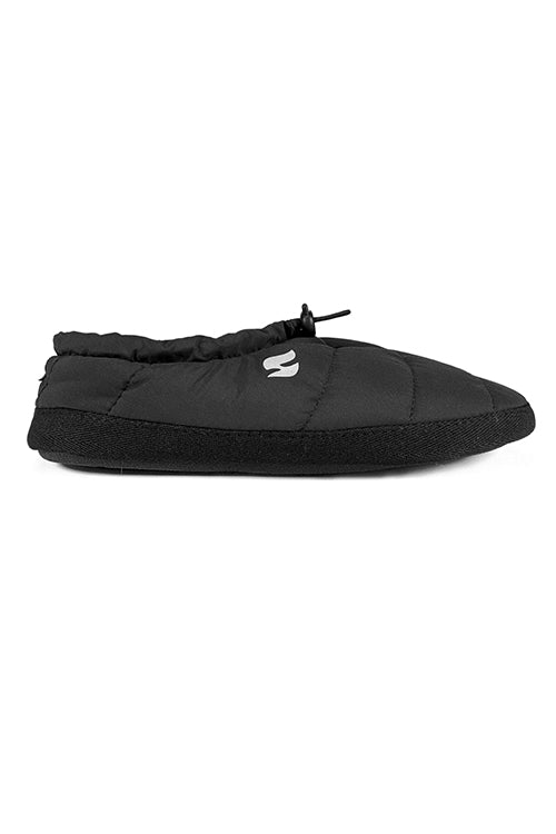 Heat Holders Men's Graham Woven Drawstring Slippers Black