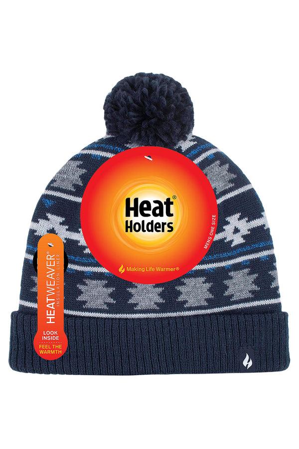 heat holders Men's Ian Snowsports Jacquard Hat Navy