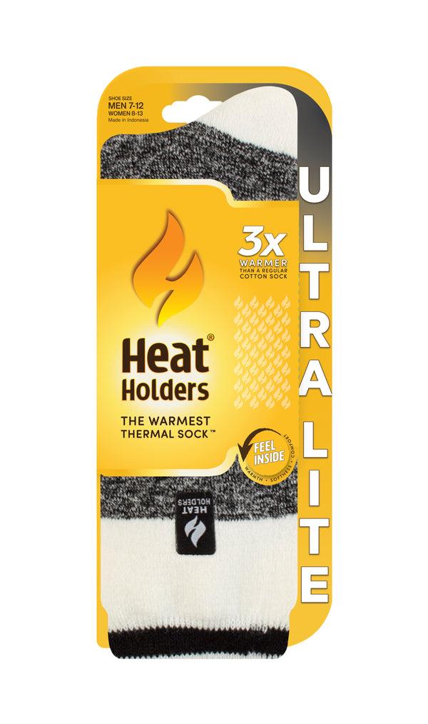 heat holders Men's Lucas ULTRA LITE® Crew Socks Black