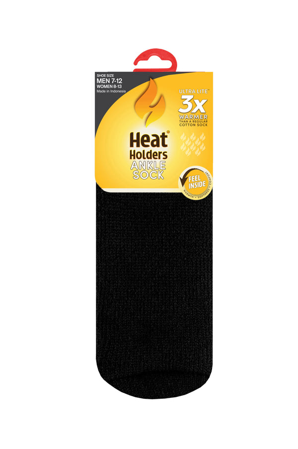heat holders Men's Micah ULTRA LITE® Ankle Socks Black