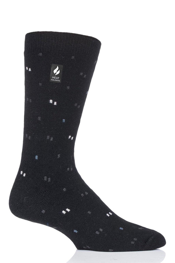 Heat Holders Men's Micro Pattern ULTRA LITE™ Socks Black