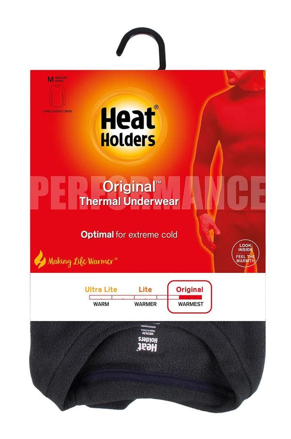 heat holders Men's ORIGINAL™ Alberto Thermal Base Layer Top Black