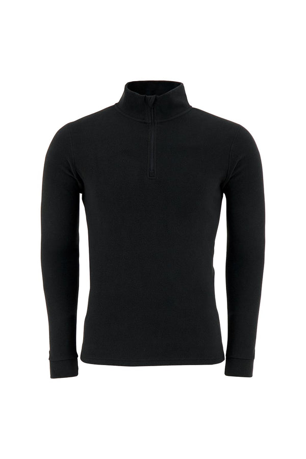 Heat Holders Men's ORIGINAL™ Base Layer Zip Top Black