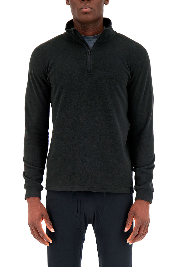 Heat Holders Men's ORIGINAL™ Base Layer Zip Top Black