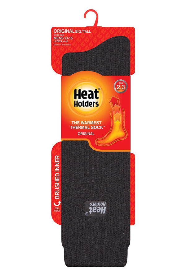 heat holders Men's ORIGINAL™ Big/Tall Long Socks Black