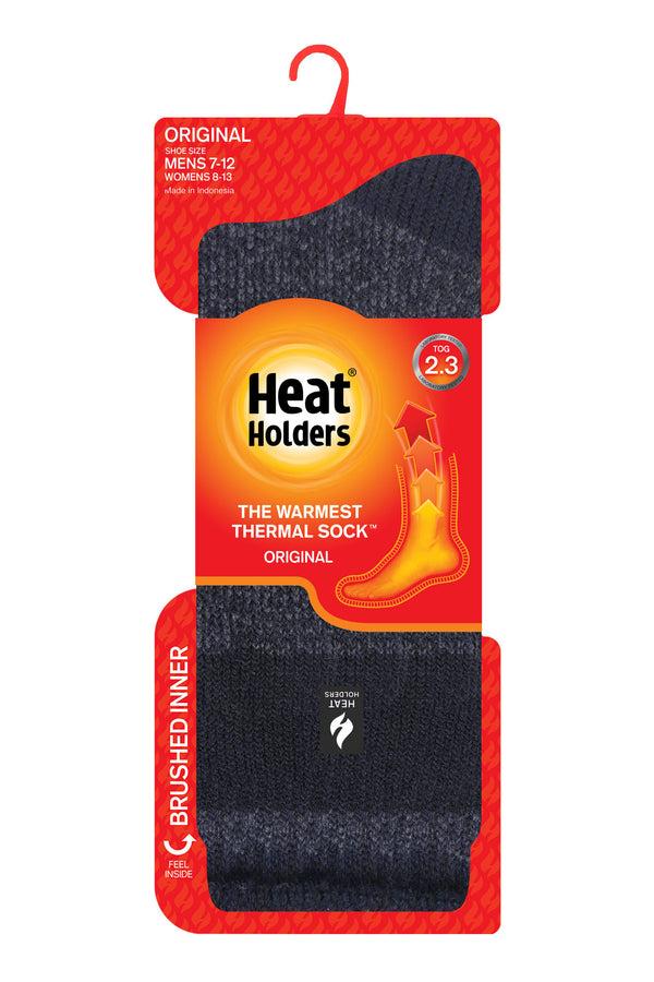 heat holders Men's Rook ORIGINAL™ Block Twist Crew Socks Navy/Denim