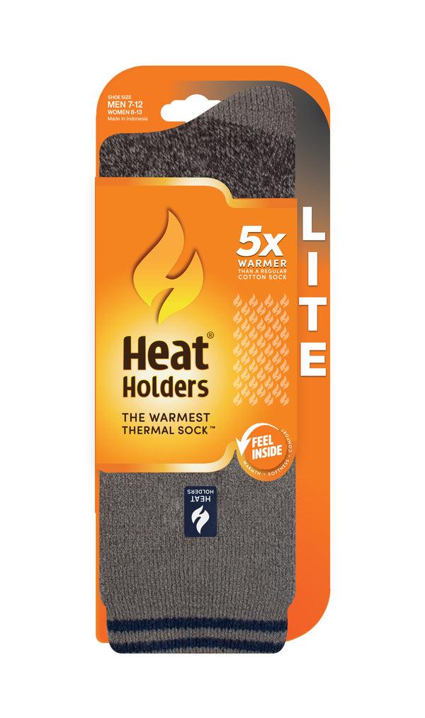 heat holders Men's Rowen LITE® Crew Socks Charcoal