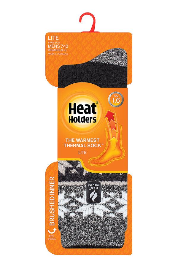 heat holders Men's Svenson LITE™ Fairisle Crew Socks Navy