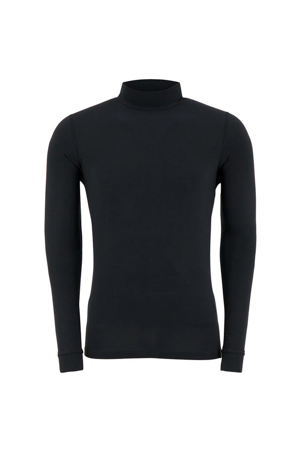 Heat Holders Men's ULTRA LITE™ Base Layer Mock Neck Top Black