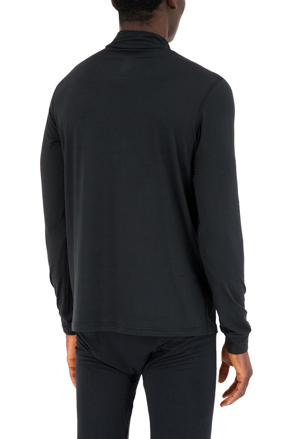 Heat Holders Men's ULTRA LITE™ Base Layer Mock Neck Top Black