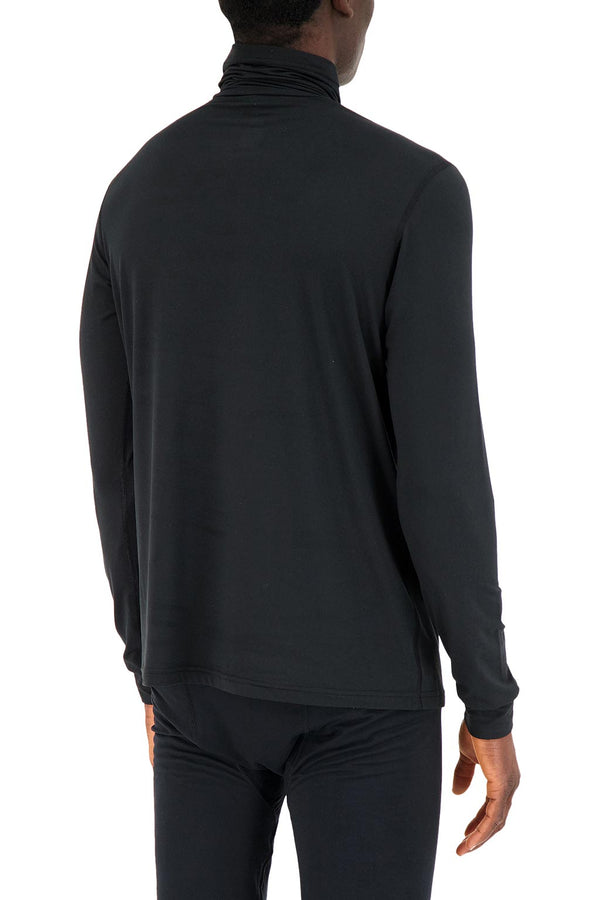 Heat Holders Men's ULTRA LITE™ Base Layer Turtleneck Top Black