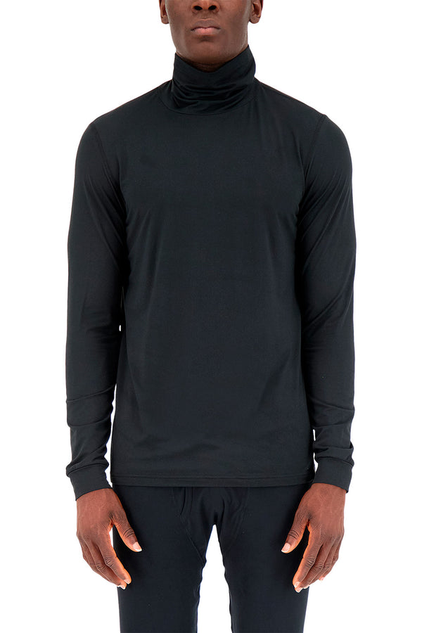 Heat Holders Men's ULTRA LITE™ Base Layer Turtleneck Top Black