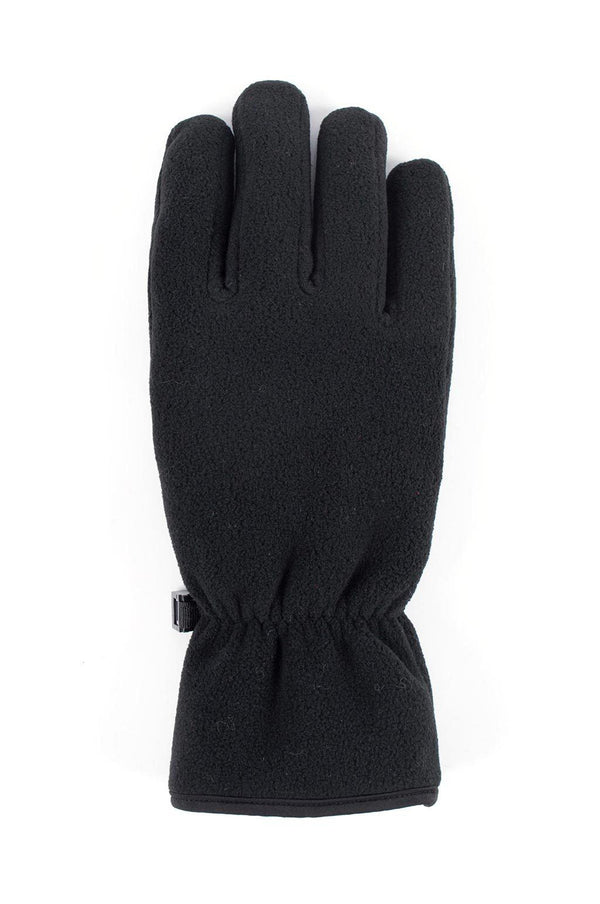 Heat Holders Men's Waterton Classic Fleece Touch Screen Gloves Black