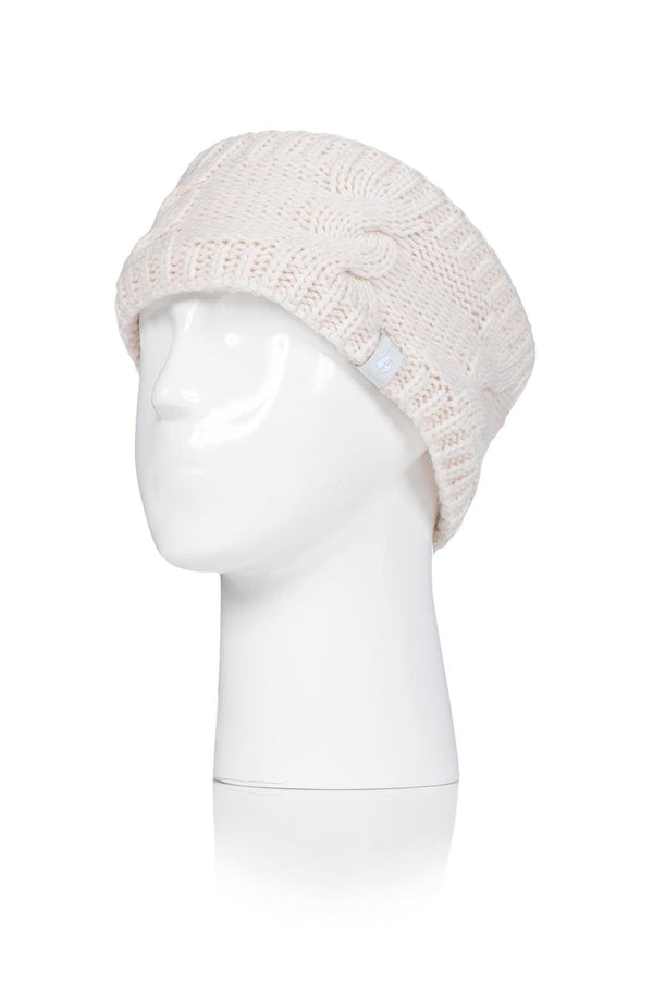 Heat Holders Women's Alta Cable Knit Headband Purple