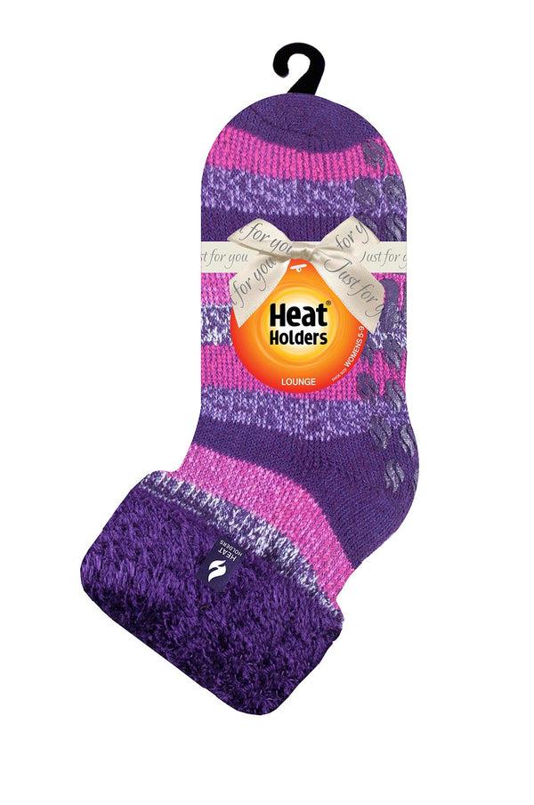 heat holders Women's Annabelle Stripe Lounge Socks Navy