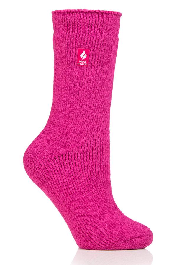 Heat Holders Women's Dahlia LITE™ Crew Socks Bright Pink