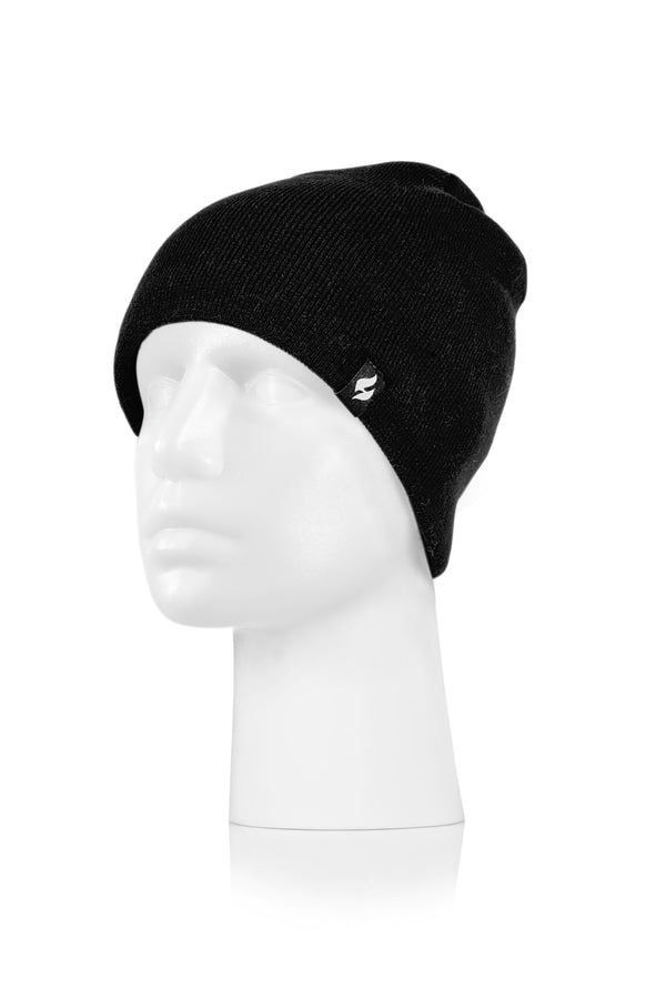 Heat Holders Women's Diana Flat Knit Watch Cap Black