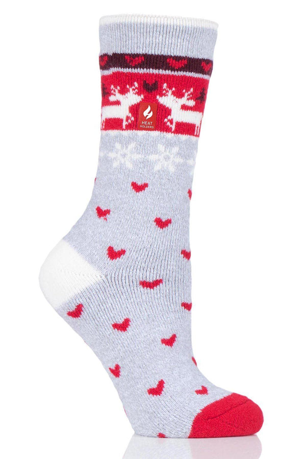 Heat Holders Women's Festive Reindeer LITE™ Socks Festive Reindeer