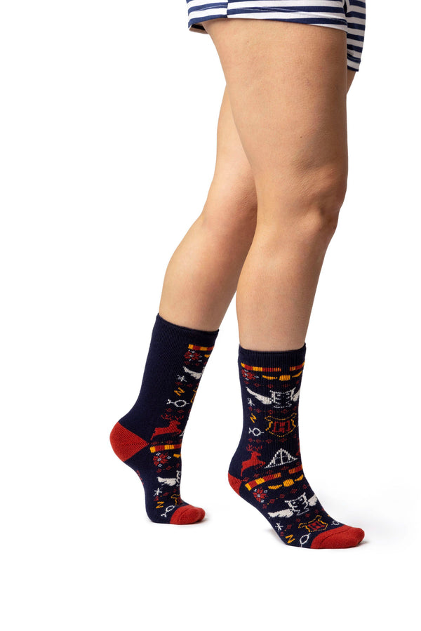 Heat Holders Women's Harry Potter LITE™ Crew Socks Navy