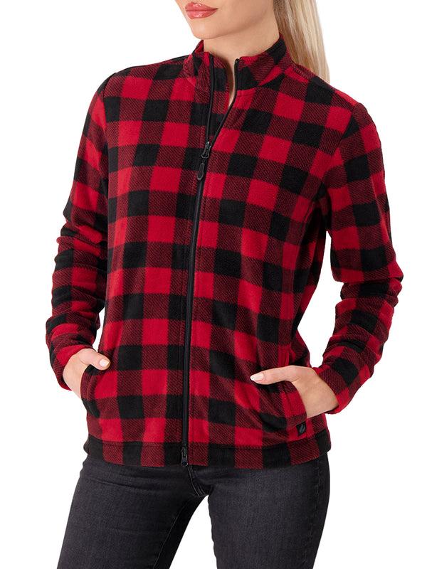 Heat Holders Women's Jada Original Zip Jacket-Outerwear Black/Red