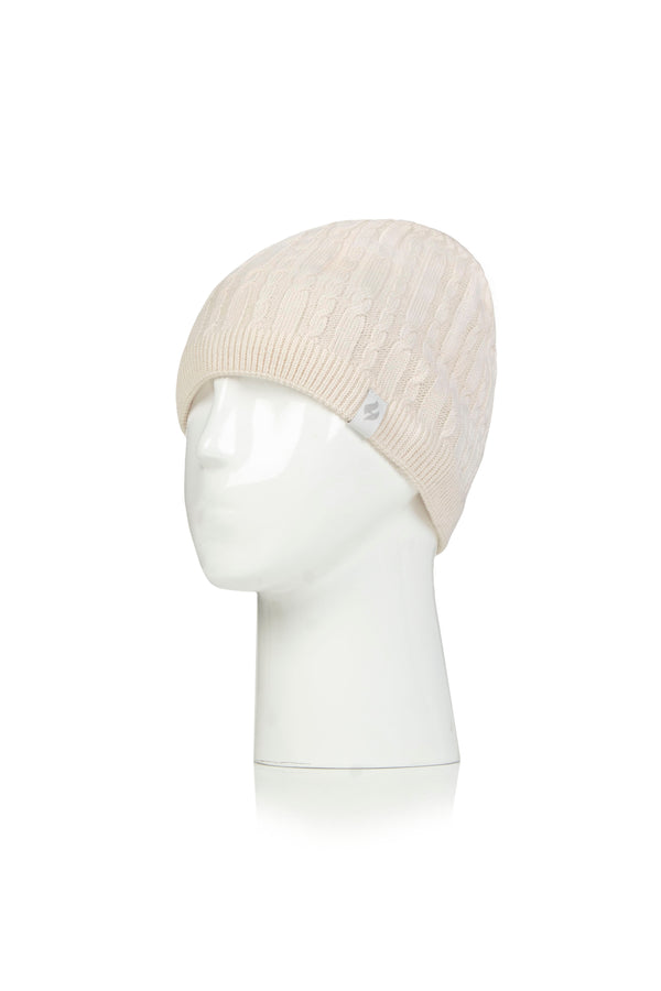 Heat Holders Women's LITE Anna Cable Knit Hat One Size