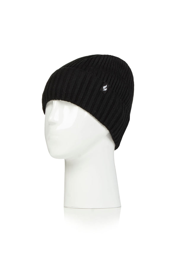 Heat Holders Women's LITE Olivia Rib Knit Roll Up Hat One Size