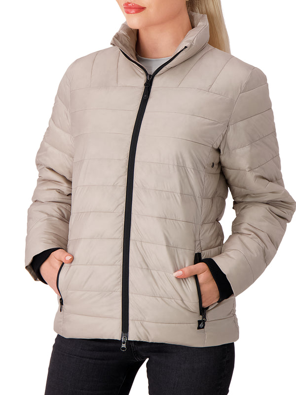 Heat Holders Women's Penelope Puffer Jacket White/Black