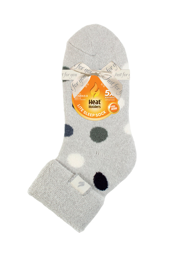 Heat Holders Women's Serena Sleep Socks Silver Grey
