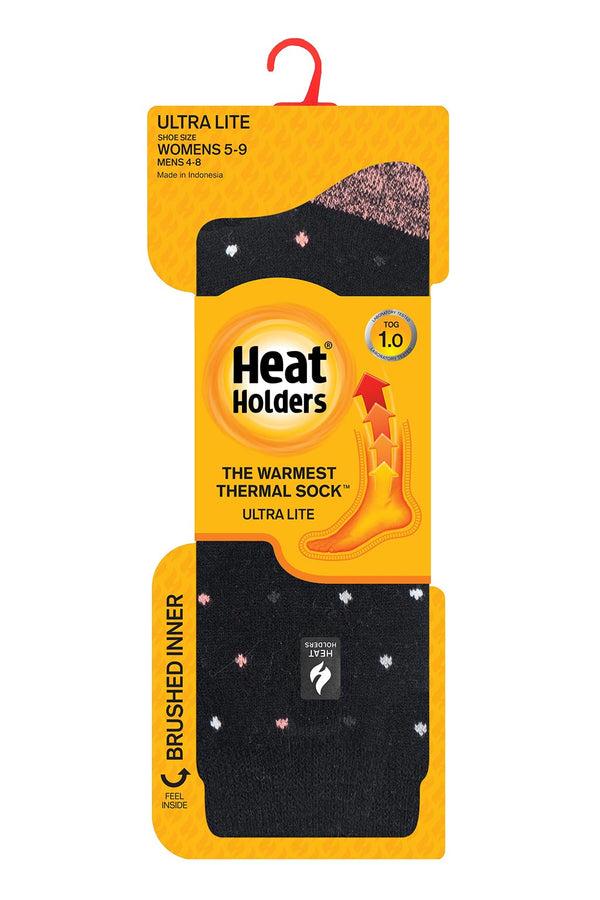 heat holders Women's Spots Pattern ULTRA LITE™ Socks Navy