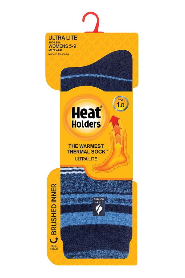heat holders Women's Stripe ULTRA LITE™ Socks Charcoal