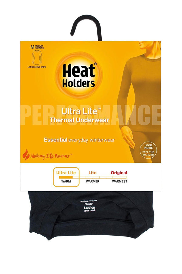 heat holders Women's ULTRA LITE™ Base Layer Tops Black