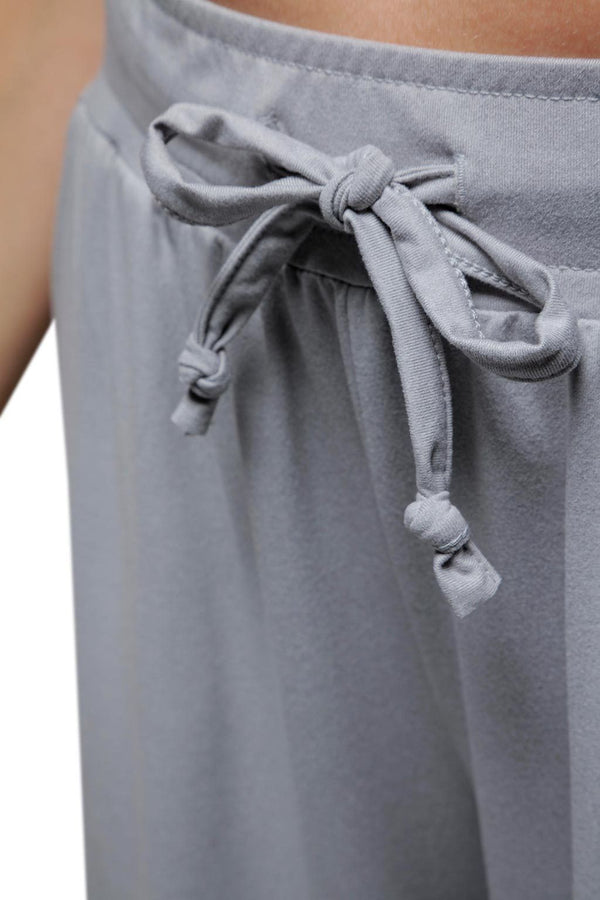 Heat Holders Women's Wide-Leg Pull On Pant Loungewear Silver Heather