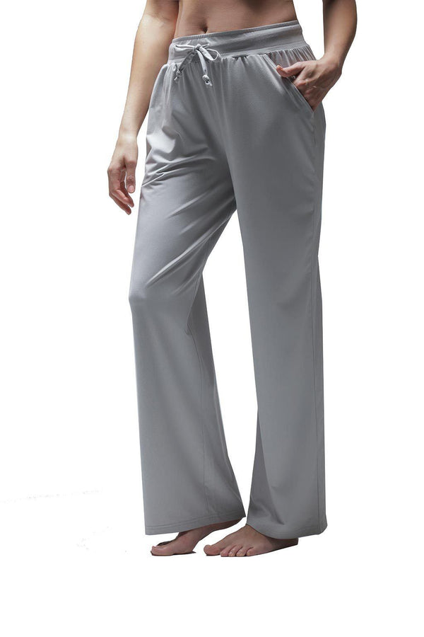 heat holders Women's Wide-Leg Pull On Pant Loungewear Silver Heather