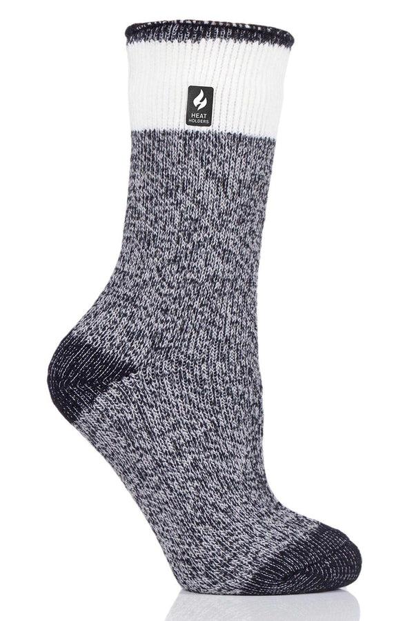 Heat Holders Women's Willow Block Twist LITE™ Socks Black