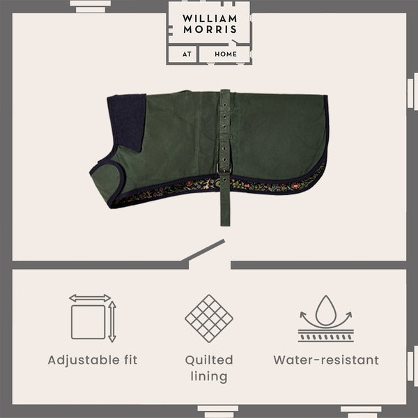 Heathcote & Ivory Canine Companion Waxed Cotton Dog Coat Medium Large