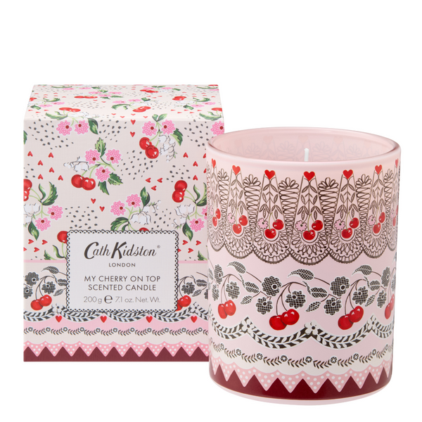 heathcote & ivory Cath Kidston My Cherry On Top Scented Candle