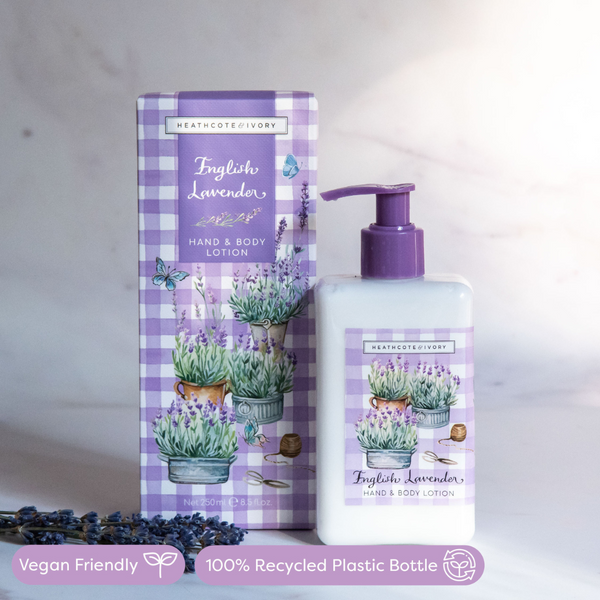 Heathcote & Ivory English Lavender Hand & Body Lotion 250ml