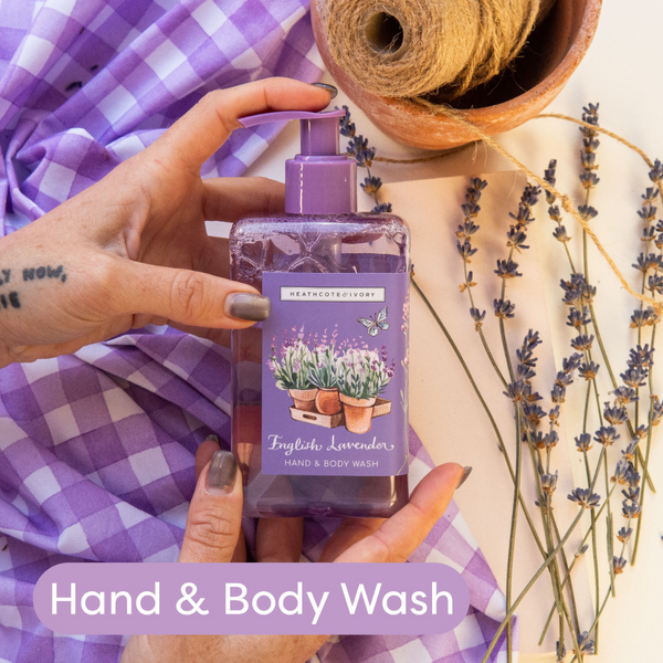 Heathcote & Ivory English Lavender Hand & Body Wash 250ml