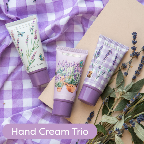 Heathcote & Ivory English Lavender Hand Cream Trio 3x 30ml