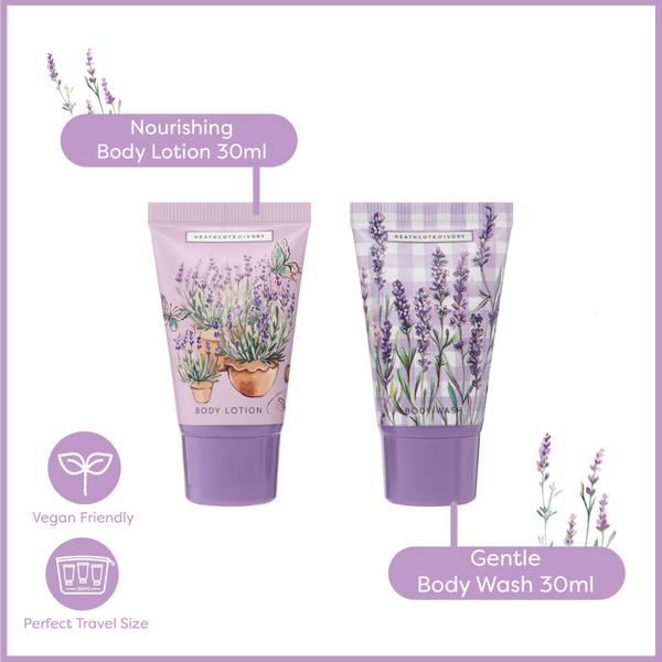 Heathcote & Ivory English Lavender Mini Sleep Essentials Gift Set