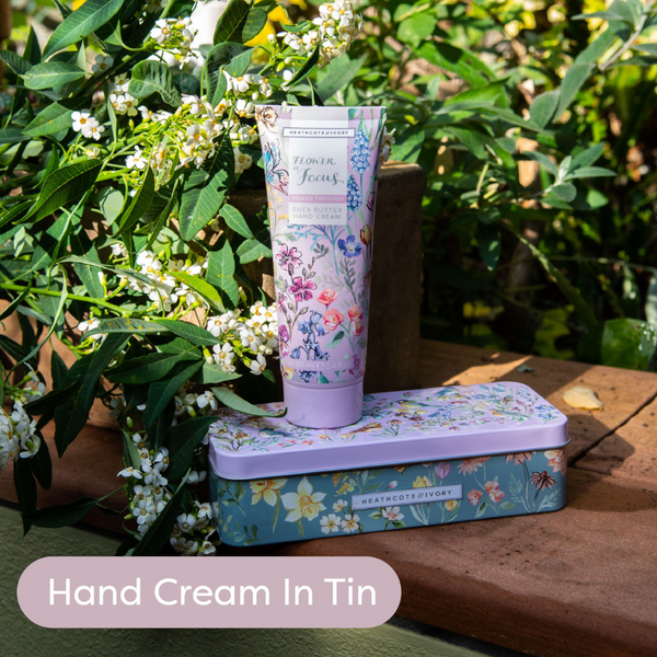 Heathcote & Ivory Flower Of Focus Power Through Hand Cream In Tin 100ml