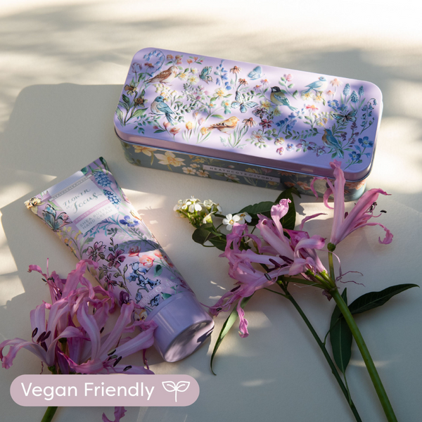 Heathcote & Ivory Flower Of Focus Power Through Hand Cream In Tin 100ml