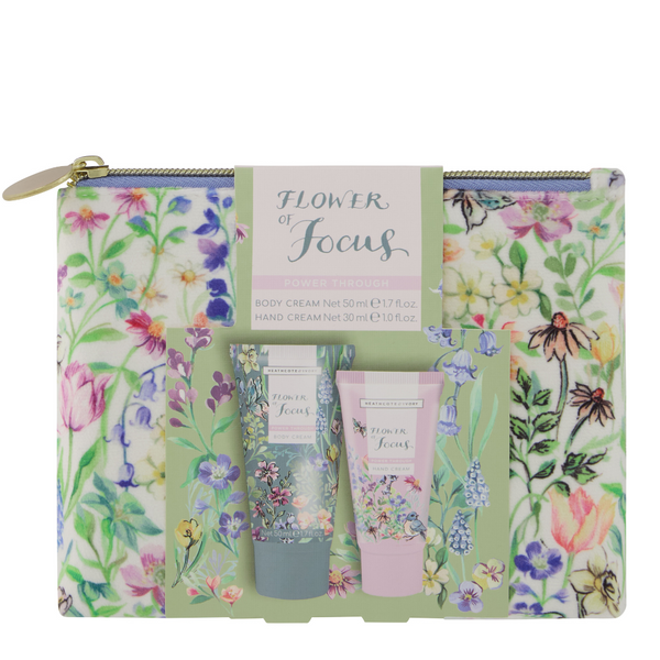 heathcote & ivory Flower of Focus Power Through Nourish & Glow Gift Set