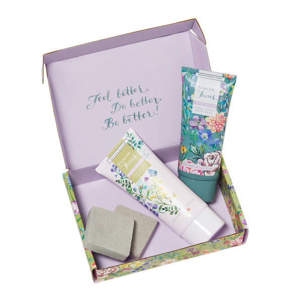 Heathcote & Ivory Flower Of Focus Power Through Pick-Me-Up Set