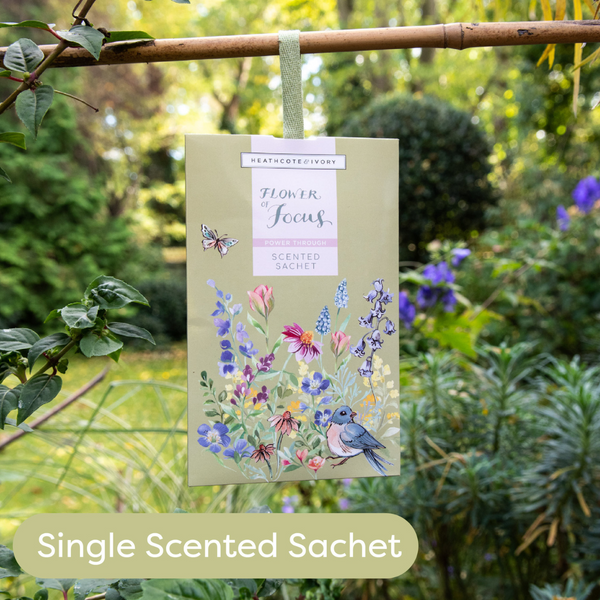 Heathcote & Ivory Flower Of Focus Power Through Scented Sachet