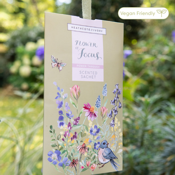 Heathcote & Ivory Flower Of Focus Power Through Scented Sachet