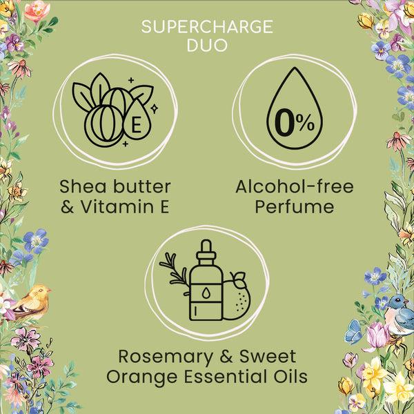 Heathcote & Ivory Flower Of Focus Power Through Supercharge Duo