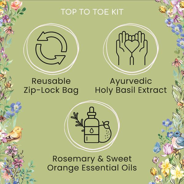 Heathcote & Ivory Flower Of Focus Power Through Top To Toe Kit