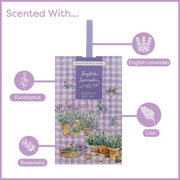 Heathcote & Ivory English Lavender Scented Sachet